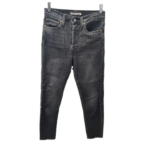 LEVI'S Wedgie Skinny Jeans Ravens Wing  PC9 52305-0017 27 - Picture 2 of 13